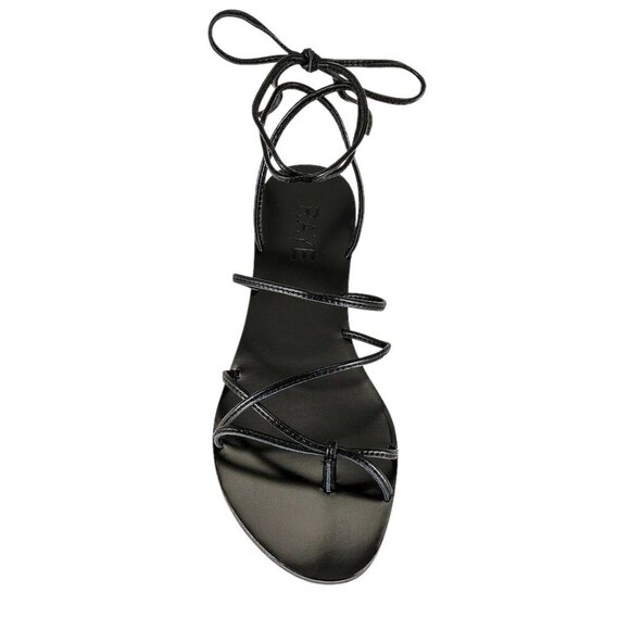 RAYE Spur Sandals in Black 8.5 with Box Womens wrap flats - Picture 2 of 9